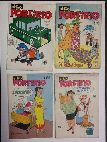 Comic El Tío Porfirio Anos 60s Varios Números Editormex