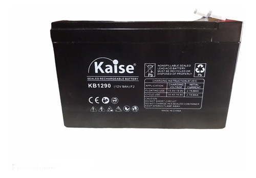 Imagen 2 de 6 de Bateria Gel 12v 9ah + Cargador 12v Juguetes Electricos Niños
