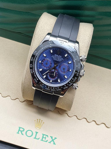 Reloj Rolex Daytona Automático  Fondo Azulado