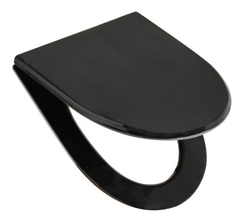 Tapa Asiento Inodoro Ferrum Marina Negro Thim Madera