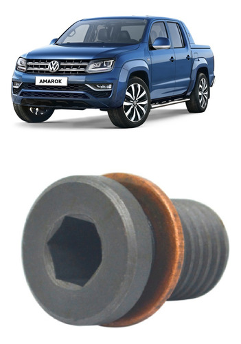 Bujão Do Carter Com Anel De Cobre Vw Amarok 13...