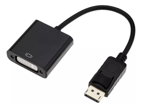 Cabo Adaptador Displayport Macho Para Dvi (24+5) Femea 612 Cor Preto