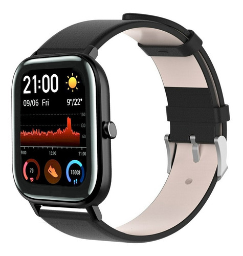 Correa De Piel Lisa Premium Para Amazfit Gts