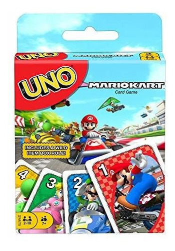 Uno Mario Kart Juego De Cartas Con 112 Cartas E Instruccion