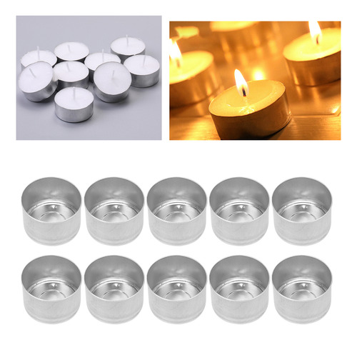 Fabricación De Velas Molde Contenedor 50pcs Vela Base Mayor
