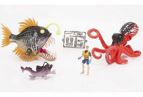 Animal Planet Angler Fish Y Parque Infantil Pulpo