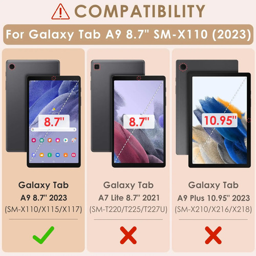 Funda Uso Rudo Goma Para Samsung Tab A9 8.7 X110 X115