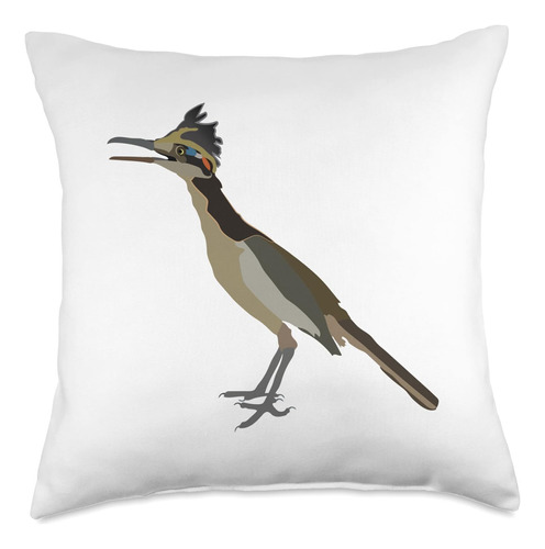 Lucas Draws Animals Roadrunner Chaparral Bird - Almohada De 