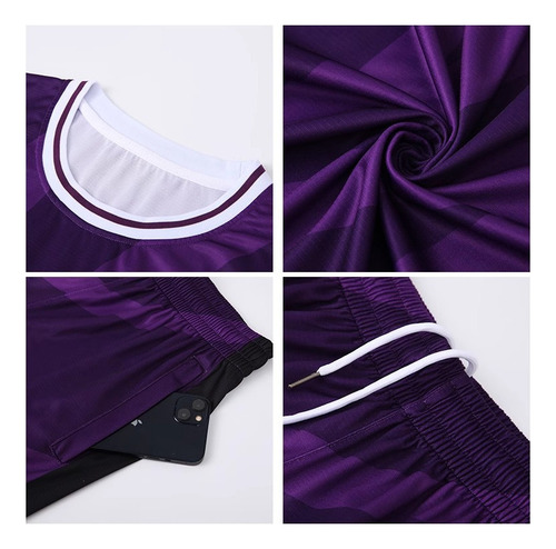 Qy Conjunto De Pantalones Cortos De Camiseta De Baloncesto