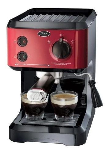 Cafetera Oster Bvstecmp65r Espresso Capuccino 19 Bares