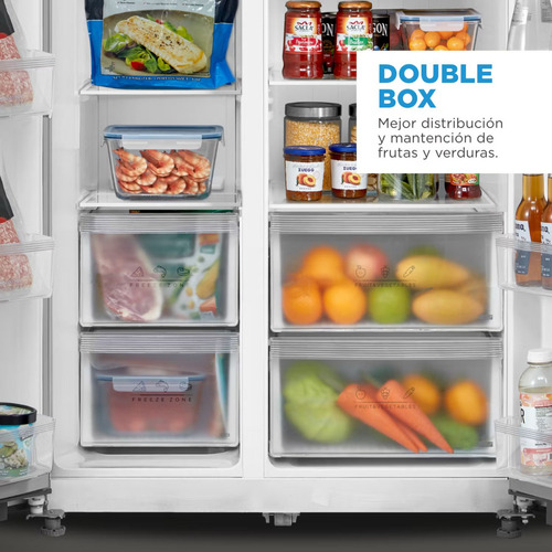 Refrigerador Side By Side Midea 527 Lt Mdrs710fge50