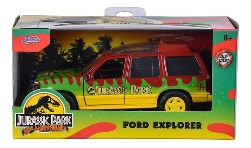 Ford Explorer Escala 1:32 Jurassic Park 30 Aniversario Jada