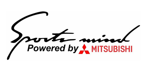 Adesivo Powered Sports Mind Racing Capo Mitsubishi Sticker