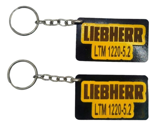 Chaveiro Liebherr Guindaste Ltm 1220 Personalizado - 2 Unid