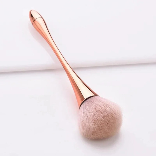 Brocha De Nailon Barline Rose Gold En Polvo, 20 X 4 Cm, 5 Cm