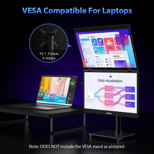 Hotyeah Extensor De Pantalla Triple Para Computadora Portáti