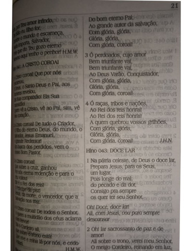 Bíblia Letra Gigante Harpa Feminina Botão Caneta Prata-azul