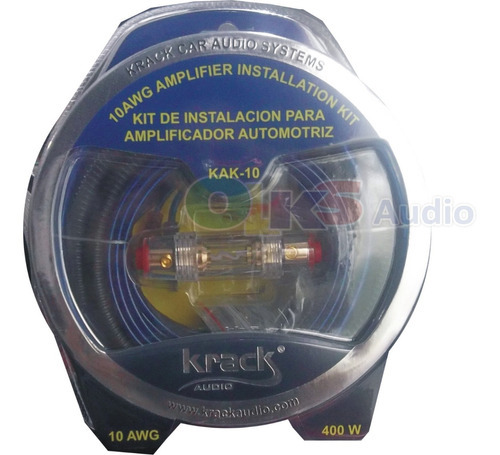 Kit De Instalacion Para Amplificador Calibre 10 Krack Kak-10