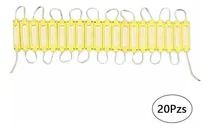 Comprar 20 Módulos De Led 5730 Encapsulados Reforzados Ambar Módulo Óptico De Palabra Con Lente Cob De 6 Núcleos Y Sustrato De Aluminio De 2 W, Abs Resistente Al Agua DNBEMN