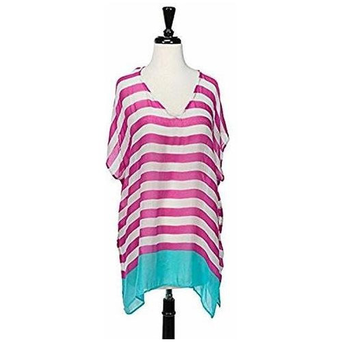 Occasionally Made O-cs-cvup-by 29 X31  Striped Cover Up, Ber