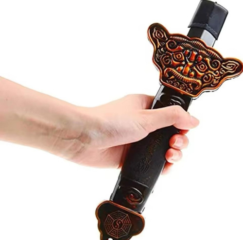 Espada De Utileria Arma Medieval Estilo Chino Retraible 85cm