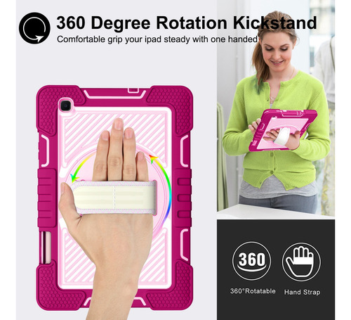 Imagen 3 de 9 de Funda Para Tablet Samsung Tab S6 Lite Sm-p613/p619 10.4 2022