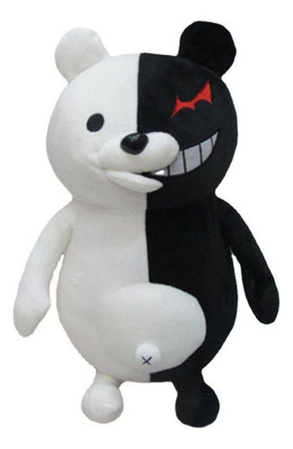 Black And White Bear Plush Doll