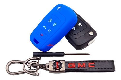 Tc Funda Silicon Gmc Terrain 5 Boton 2010 Al 2018 + Llavero