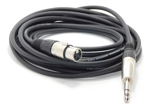 Cable Audio Adaptador Canon Xlr Hembra A Plug Balanceado 3mt