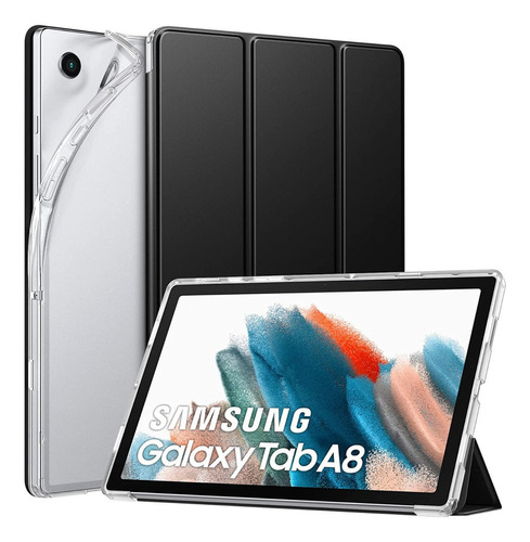 Case Moko Para Galaxy Tab A8 10.5 X205 X200 Clear / Black