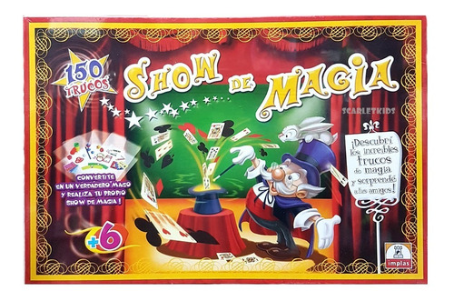 Magia 150 Trucos Show De Magia Juegos De Mesa Scarlet Kids