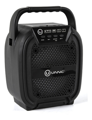 Imagen 2 de 5 de Parlante Unnic Soundflow Fm Uc-sp24 Portátil Con Bluetooth Negro 220v