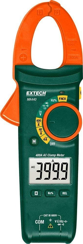 Extech Ma440 Pinza Amperimétrica 400a Ca Y Vsc Sin Contacto