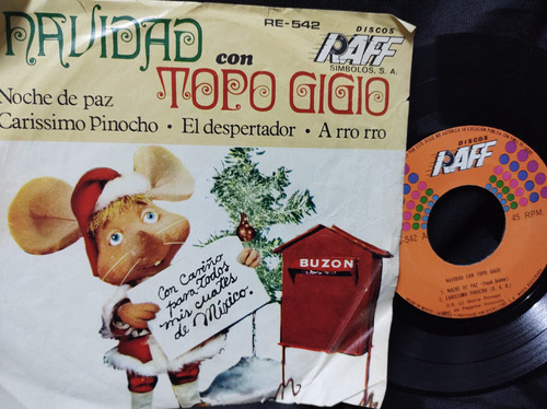 Topo Gigio Navidad Vinilo Ep Vinyl Sencillo
