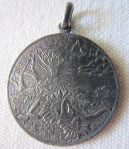 Antigua Medalla De 100 Años De Mosca Hnos 1988 Plata