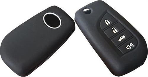 Capa Silicone 4 Botões Espada Toyota Rav-4 Rav4 2020