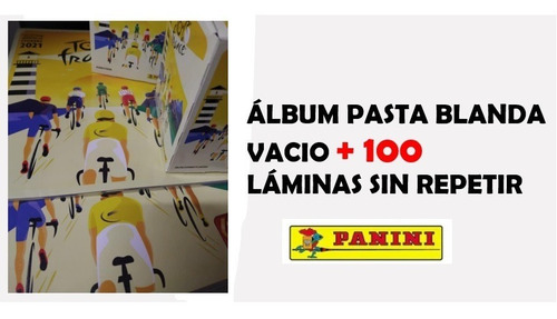 Álbum Tour De Francia 2021 Panini + 100 Laminas Sin Repetir