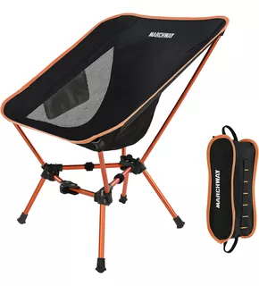 Marchway Lightweight Folding Camping Chair, Stable Portab Aa