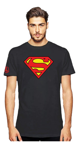 Polera Superman Superheroe Liga De La Justicia Hombre/niño