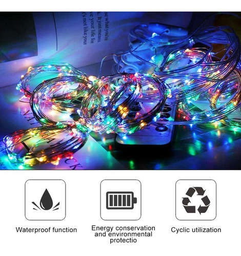 Imagen 5 de 8 de Rgb Cortinas Luz Navideña Decorativa Luz 300 Led 8 Modo 3x3m