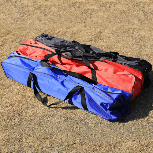 Recogedor De Carrito De Pelotas Deportivas Enrollable Rojo
