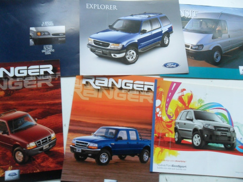 6 Folleto Ford Ranger Transit Explorer Ecosport No Manual