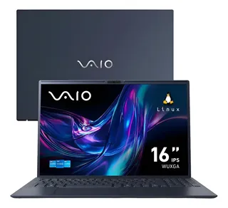 Notebook VAIO FE16 Intel Core i5-1334U - 13ª Gen Linux Debian 12 - 8GB RAM 256GB SSD Tela 16" IPS WUXGA Antirreflexo - Cinza Grafite