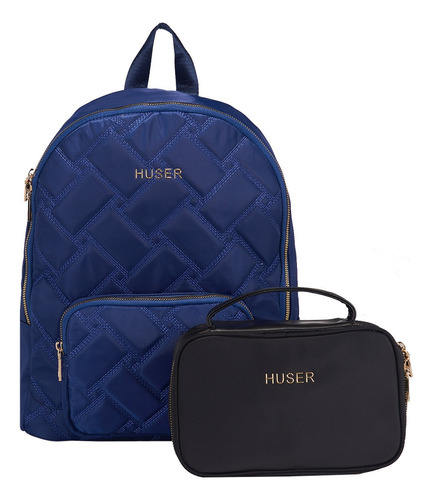 Dúo Huser Backpack+cosmetiquera Mujer Duobf23hs061507