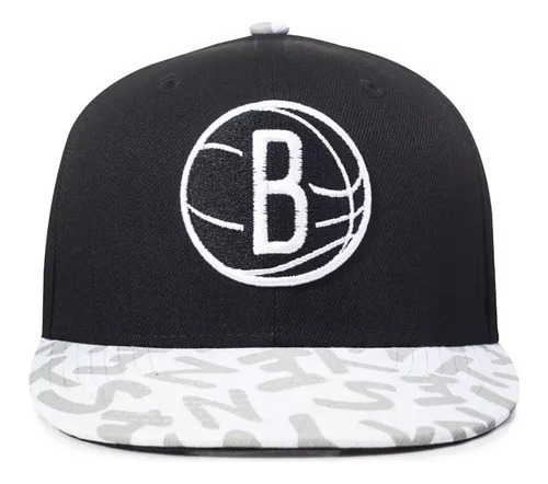 Jockey Brooklyn Nets Team Letter Pattern 2 Nba Ajustable 