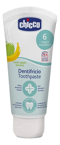 Pasta De Dientes Para Bebés 6m+ Chicco Plátano Manzana