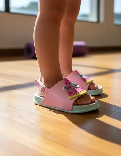 Sandália Infantil Plugt Mini Bizz Melancia Leve Divertida - R$ 69,9