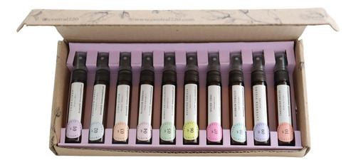 Central 220 - Kit De Aromaterapia Portátil Con 10 Fragancias