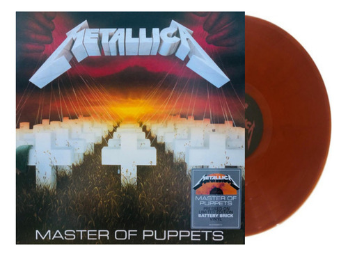 Metallica Master Of Puppets Limited Bettery Brick Lp Vinyl