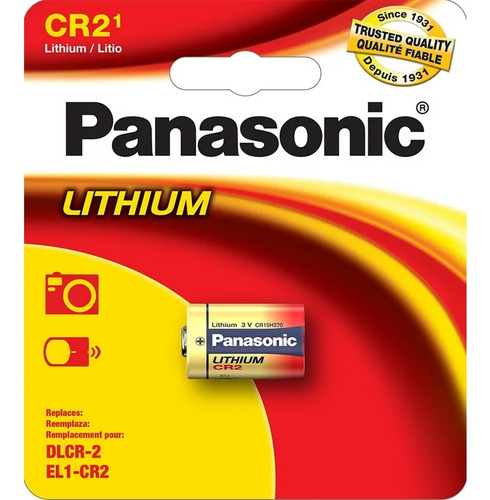 Pila Bateria Cr2 Panasonic No Recargable Litio 3 Volts - 1 Pieza
